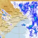Live Bairnsdale Weather Radar - 128km - Rain Rate