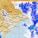 Live Bairnsdale Weather Radar - 128km - Rain Rate