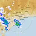 Live Bairnsdale Weather Radar - 128km - Rain Rate