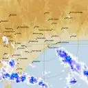 Live Bairnsdale Weather Radar - 128km - Rain Rate