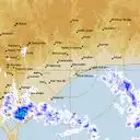 Live Bairnsdale Weather Radar - 128km - Rain Rate