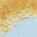 Live Bairnsdale Weather Radar - 128km - Rain Rate