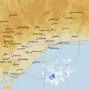 Live Bairnsdale Weather Radar - 128km - Rain Rate