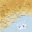 Live Bairnsdale Weather Radar - 128km - Rain Rate