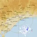 Live Bairnsdale Weather Radar - 128km - Rain Rate