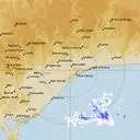 Live Bairnsdale Weather Radar - 128km - Rain Rate
