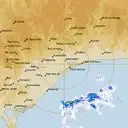 Live Bairnsdale Weather Radar - 128km - Rain Rate