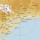Live Bairnsdale Weather Radar - 128km - Rain Rate