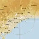 Live Bairnsdale Weather Radar - 128km - Rain Rate