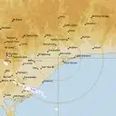 Live Bairnsdale Weather Radar - 128km - Rain Rate