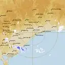 Live Bairnsdale Weather Radar - 128km - Rain Rate