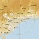 Live Bairnsdale Weather Radar - 128km - Rain Rate