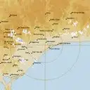 Live Bairnsdale Weather Radar - 128km - Rain Rate
