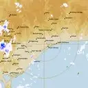 Live Bairnsdale Weather Radar - 128km - Rain Rate