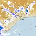 Live Bairnsdale Weather Radar - 128km - Rain Rate