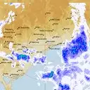 Live Bairnsdale Weather Radar - 128km - Rain Rate