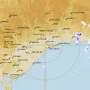 Live Bairnsdale Weather Radar - 128km - Rain Rate