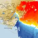 Live Bairnsdale Weather Radar - 128km - Doppler Wind