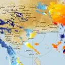 Live Bairnsdale Weather Radar - 128km - Doppler Wind