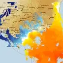 Live Bairnsdale Weather Radar - 128km - Doppler Wind