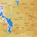 Live Namoi Weather Radar - 128km - Rain Rate