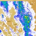 Live Namoi Weather Radar - 128km - Rain Rate