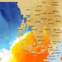 Live Namoi Weather Radar - 128km - Doppler Wind