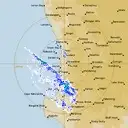 Live Perth Weather Radar - 256km - Rain Rate