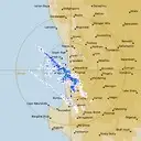 Live Perth Weather Radar - 256km - Rain Rate