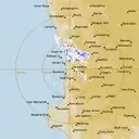 Live Perth Weather Radar - 256km - Rain Rate