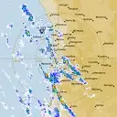 Live Perth Weather Radar - 128km - Rain Rate