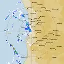 Live Perth Weather Radar - 128km - Rain Rate