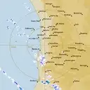 Live Perth Weather Radar - 128km - Rain Rate