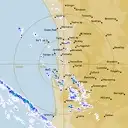 Live Perth Weather Radar - 128km - Rain Rate