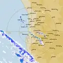 Live Perth Weather Radar - 128km - Rain Rate
