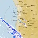 Live Perth Weather Radar - 128km - Rain Rate