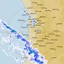 Live Perth Weather Radar - 128km - Rain Rate