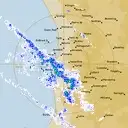 Live Perth Weather Radar - 128km - Rain Rate