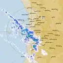 Live Perth Weather Radar - 128km - Rain Rate