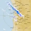 Live Perth Weather Radar - 128km - Rain Rate