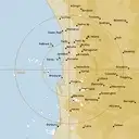 Live Perth Weather Radar - 128km - Rain Rate