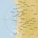 Live Perth Weather Radar - 128km - Rain Rate