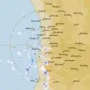 Live Perth Weather Radar - 128km - Rain Rate
