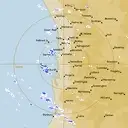 Live Perth Weather Radar - 128km - Rain Rate