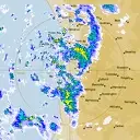 Live Perth Weather Radar - 128km - Rain Rate