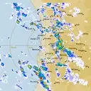 Live Perth Weather Radar - 128km - Rain Rate