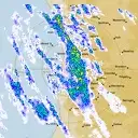Live Perth Weather Radar - 128km - Rain Rate
