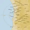 Live Perth Weather Radar - 128km - Rain Rate