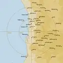 Live Perth Weather Radar - 128km - Rain Rate