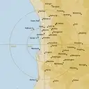 Live Perth Weather Radar - 128km - Rain Rate